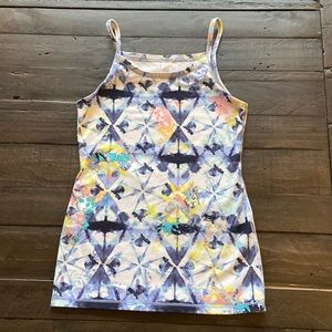 Ivivva by Lululemon Girls athletic tank top cami Summer sz 10 kids